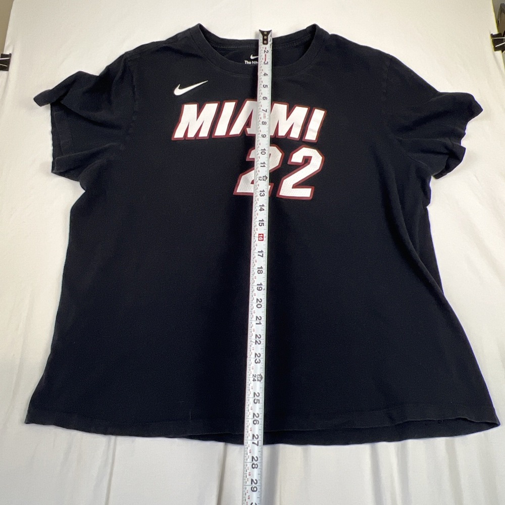 Nike Miami Heat Jimmy Butler 22 NBA T-Shirt Mens XXL Black Short Sleeve Tee - Picture 6 of 7